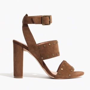 Madewell Octavia Stud High Heel Sandal Size 10